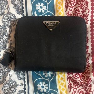 Prada Zippy Wallet with Baby Coin Purse and COA